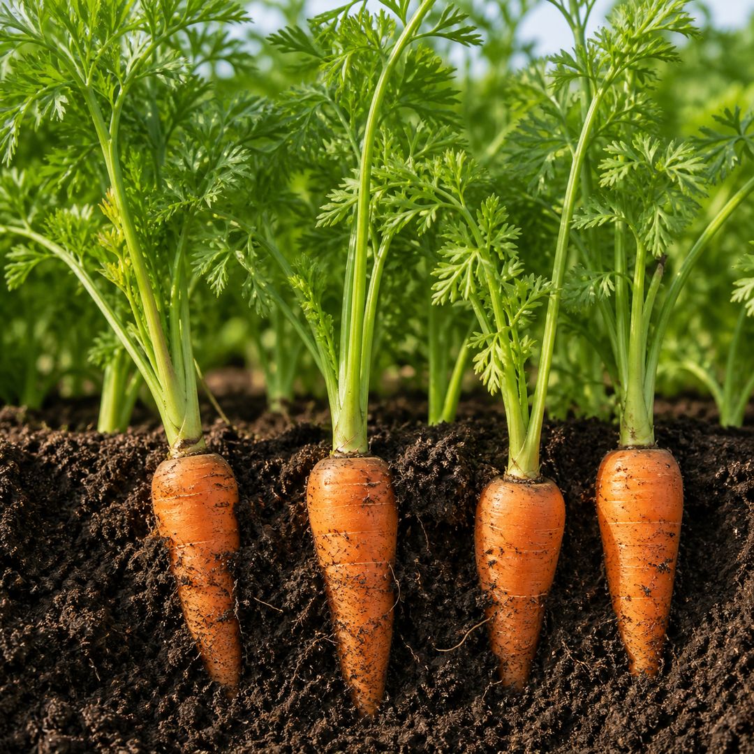 produtividade da cenoura em Caxias do Sul