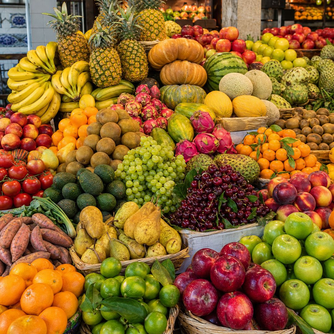 produção de frutas orgânicas